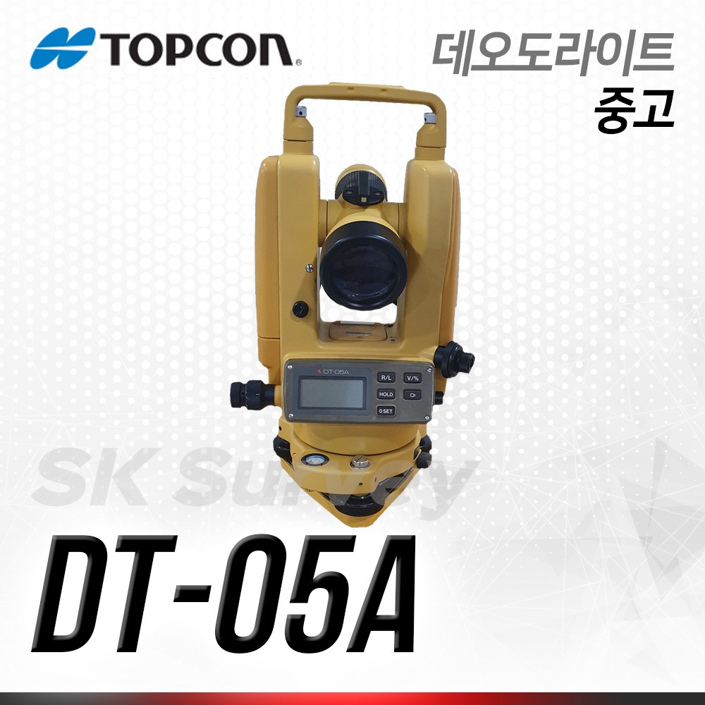 TOPCON 탑콘 데오도라이트 DT-05A / 톱콘 전자식 트랜싯 측량기